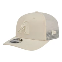Men's New Era Light Beige Arizona Diamondbacks Color Pack COOLERA 9SEVENTY Trucker Adjustable Hat
