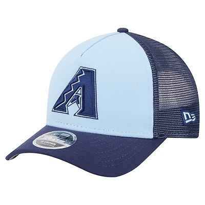 Men's New Era Light Blue/Navy Arizona Diamondbacks 2-Tone Color Pack 9FORTY M-Crown A-Frame Adjustable Hat