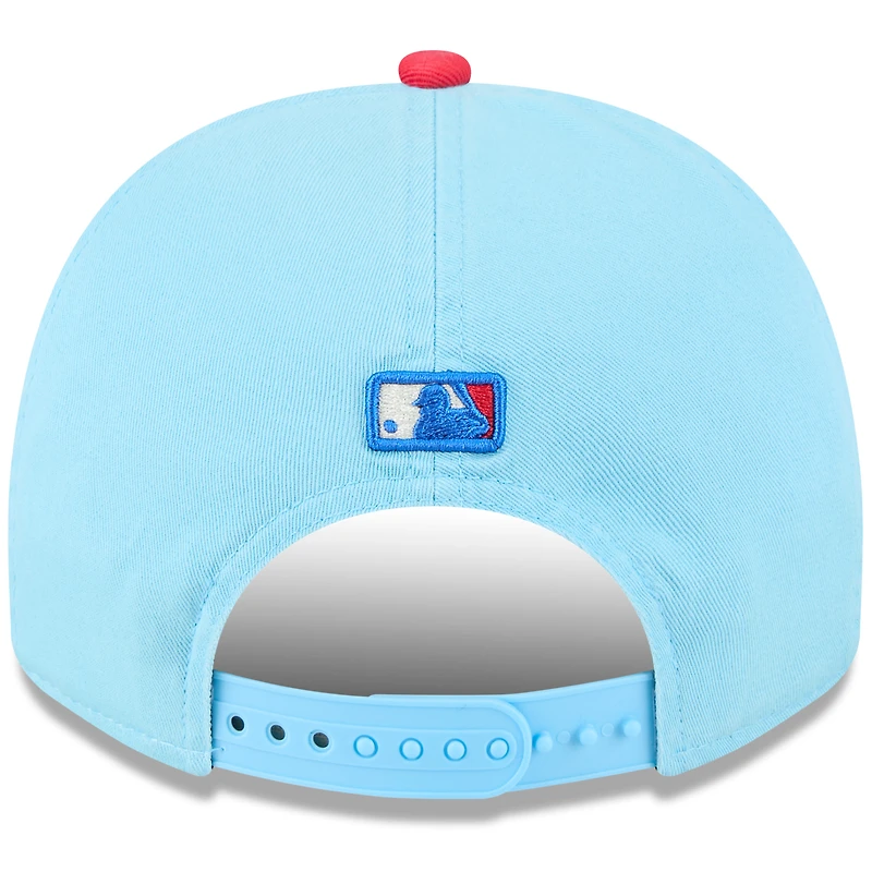 Men's New Era Light Blue/Red Arizona Diamondbacks 2025 Fourth of July Golfer Snapback Hat