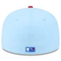 Casquette ajustée 59FIFTY bleu clair/rouge New Era pour homme, Arizona Diamondbacks 2025, modèle 4 juillet