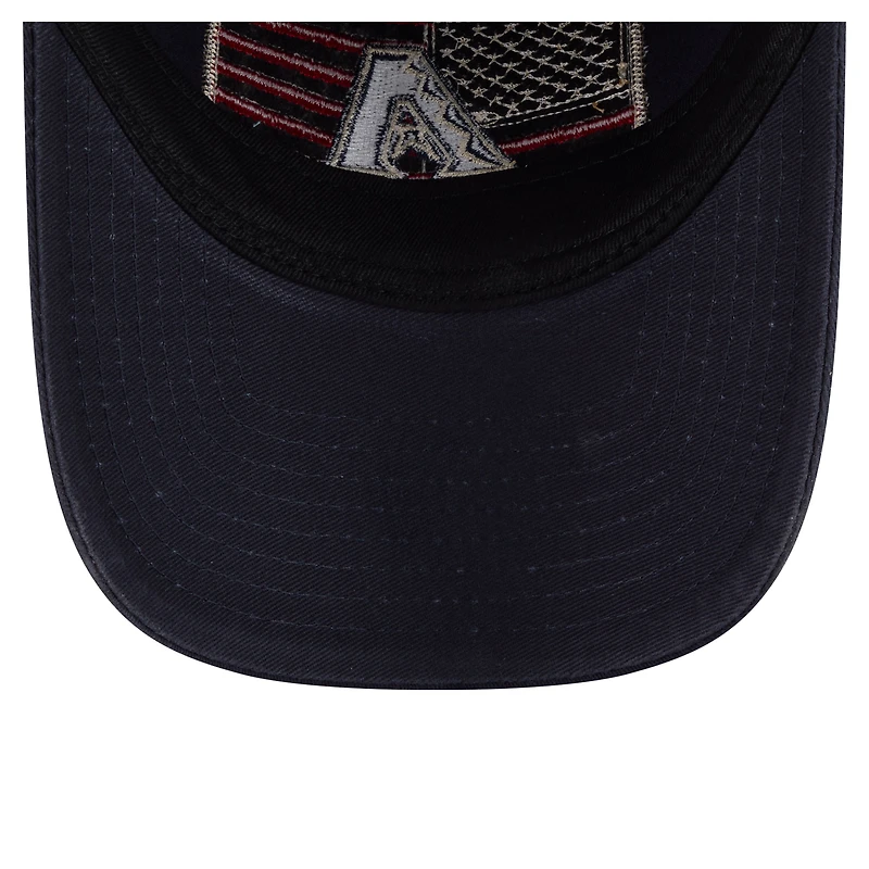 Men's New Era Navy Arizona Diamondbacks Americana Flag 9TWENTY Adjustable Hat