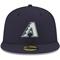 Casquette ajustée 59FIFTY bleu marine avec logo Diamondbacks de l'Arizona New Era pour homme