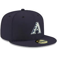Casquette ajustée 59FIFTY bleu marine avec logo Diamondbacks de l'Arizona New Era pour homme