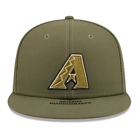 Men's New Era  Olive Arizona Diamondbacks 2026 Armed Forces Day 59FIFTY Fitted Hat