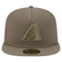 Casquette ajustée A-Frame 59FIFTY pour homme New Era, olive, Arizona Diamondbacks, color pack