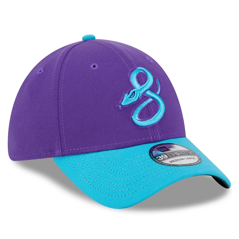 Casquette City Connect 39THIRTY Flex 2025 des Diamondbacks de l'Arizona pour homme, violet/bleu sarcelle, New Era