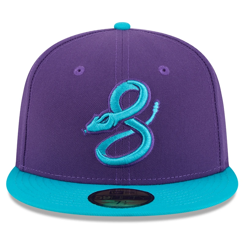 Casquette ajustée 59FIFTY City Connect 2025 des Diamondbacks de l'Arizona pour homme, violet/bleu sarcelle, New Era