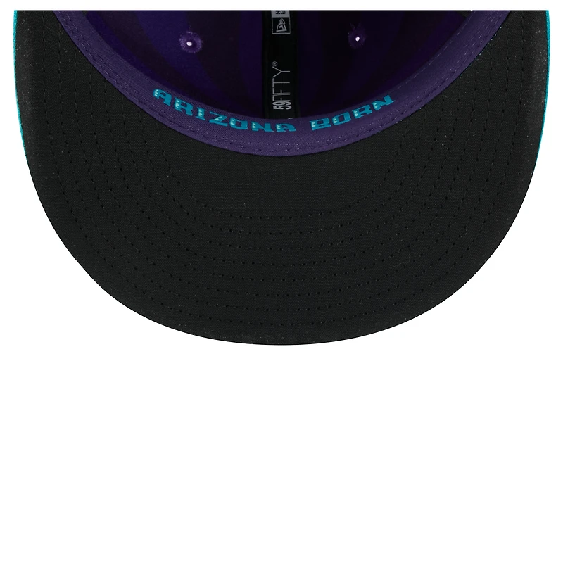 Casquette ajustée 59FIFTY City Connect 2025 des Diamondbacks de l'Arizona pour homme, violet/bleu sarcelle, New Era