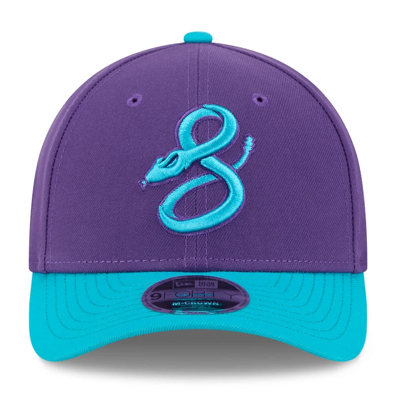Casquette ajustable City Connect 9FORTY M-Crown 2025 des Diamondbacks de l'Arizona pour homme, violet/bleu sarcelle, New Era