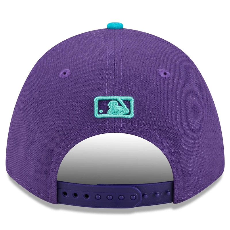 Casquette ajustable City Connect 9FORTY M-Crown 2025 des Diamondbacks de l'Arizona pour homme, violet/bleu sarcelle, New Era