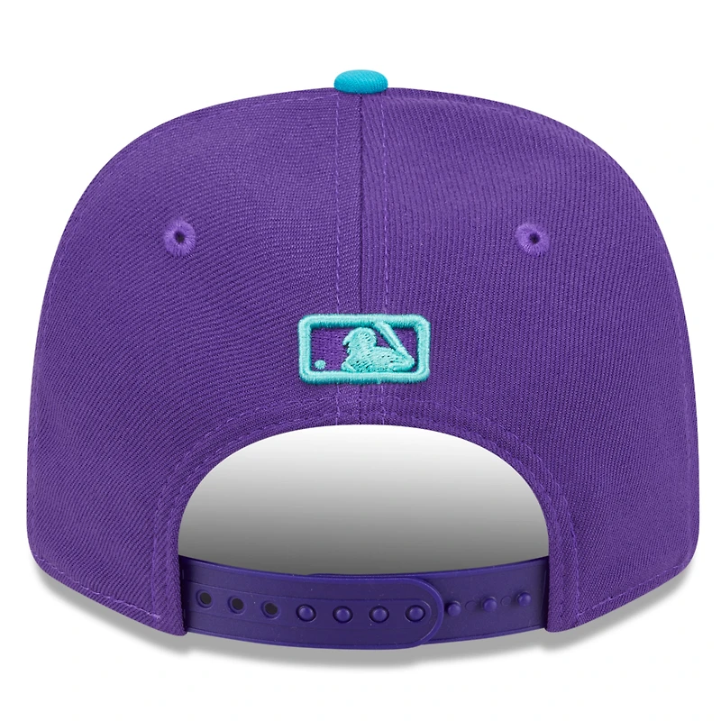 Casquette ajustable 9SEVENTY City Connect 2025 des Diamondbacks de l'Arizona pour homme, violet/bleu sarcelle, New Era