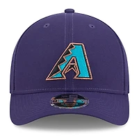 Casquette ajustable 9FORTY M-Crown violette New Era pour homme, modèle Temple de la renommée du baseball des Diamondbacks de l'Arizona