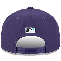 Men's New Era Purple Arizona Diamondbacks Baseball Hall of Fame Retro Crown 9FIFTY Adjustable Hat