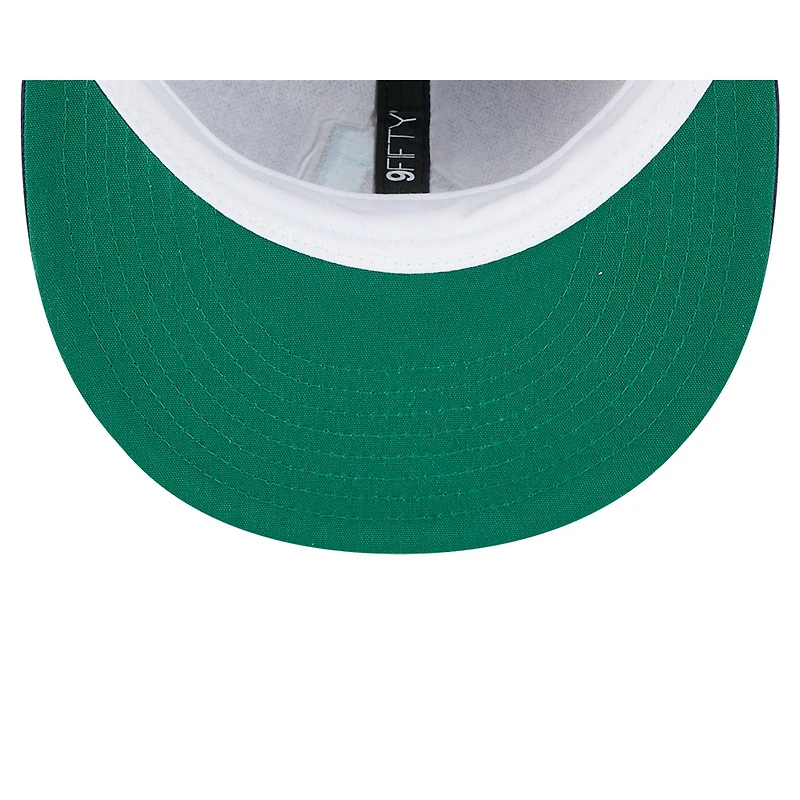 Casquette ajustable New Era violette 9FIFTY pour homme, motif rétro du Temple de la renommée baseball des Diamondbacks l'Arizona