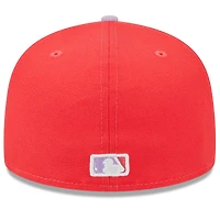 Men's New Era Red/Lavender Arizona Diamondbacks Spring Color Two-Tone 59FIFTY Fitted Hat