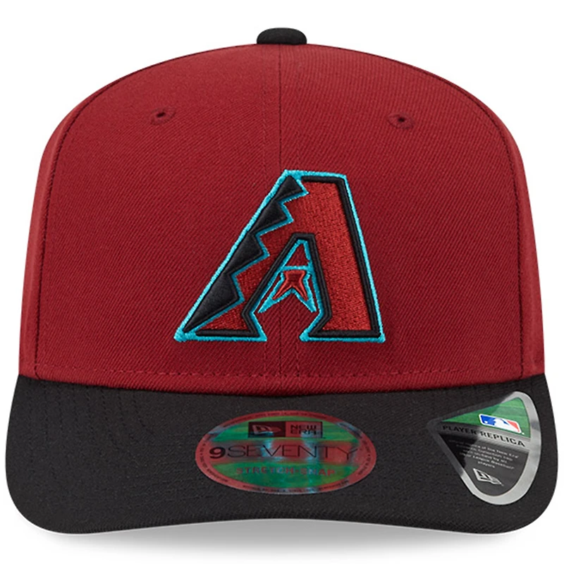 Casquette ajustable New Era Red Arizona Diamondbacks Player Replica 9SEVENTY pour homme