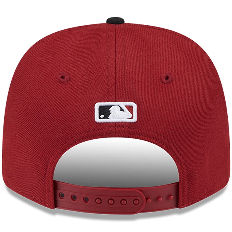 Casquette ajustable New Era Red Arizona Diamondbacks Player Replica 9SEVENTY pour homme