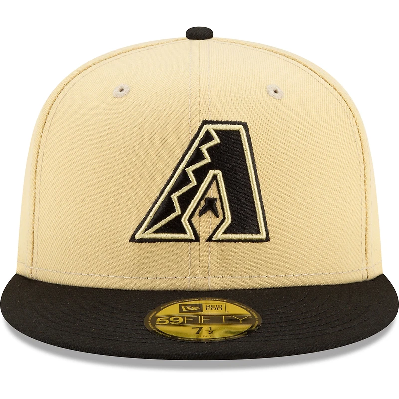 Casquette ajustée 59FIFTY City Connect des Arizona Diamondbacks New Era sable/noir pour homme