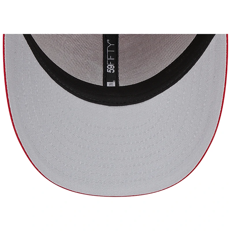 Casquette ajustée à profil bas 59FIFTY Scarlet Arizona Diamondbacks New Era pour homme
