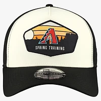 Men's New Era  Stone Arizona Diamondbacks 2026 Spring Training Fan Pack Gradient 39THIRTY Flex Hat
