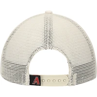 Men's New Era Stone Arizona Diamondbacks Game Day 9TWENTY Adjustable Trucker Hat