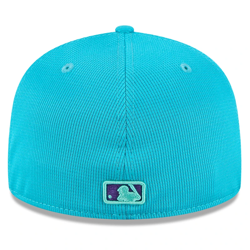 Casquette ajustée 59FIFTY City Connect 2025 des Diamondbacks de l'Arizona pour homme, bleu sarcelle/violet, New Era