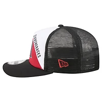 Men's New Era White/Black Arizona Diamondbacks Retro Cut 19TWENTY Adjustable Trucker Hat