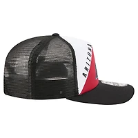 Men's New Era White/Black Arizona Diamondbacks Retro Cut 19TWENTY Adjustable Trucker Hat