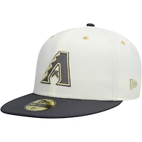Men's New Era White/Charcoal Arizona Diamondbacks 2011 MLB All-Star Game Chrome 59FIFTY Fitted Hat