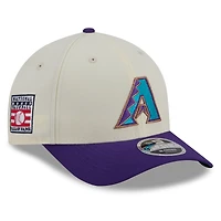 Men's New Era White/Purple Arizona Diamondbacks 2026 Baseball Hall of Fame 9FORTY M-Crown Adjustable Hat