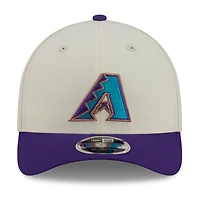Men's New Era White/Purple Arizona Diamondbacks 2026 Baseball Hall of Fame 9FORTY M-Crown Adjustable Hat