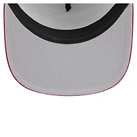 Casquette snapback New Era 9FIFTY blanche/rouge pour homme, style rétro, des Diamondbacks de l'Arizona