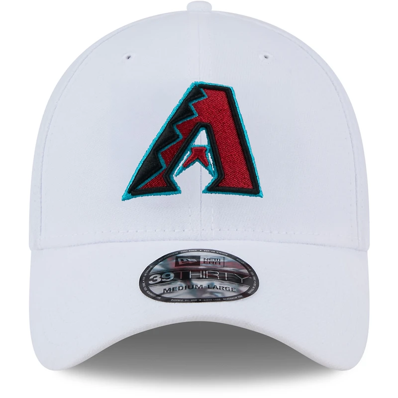 Men's New Era White Arizona Diamondbacks 39THIRTY Flex Hat