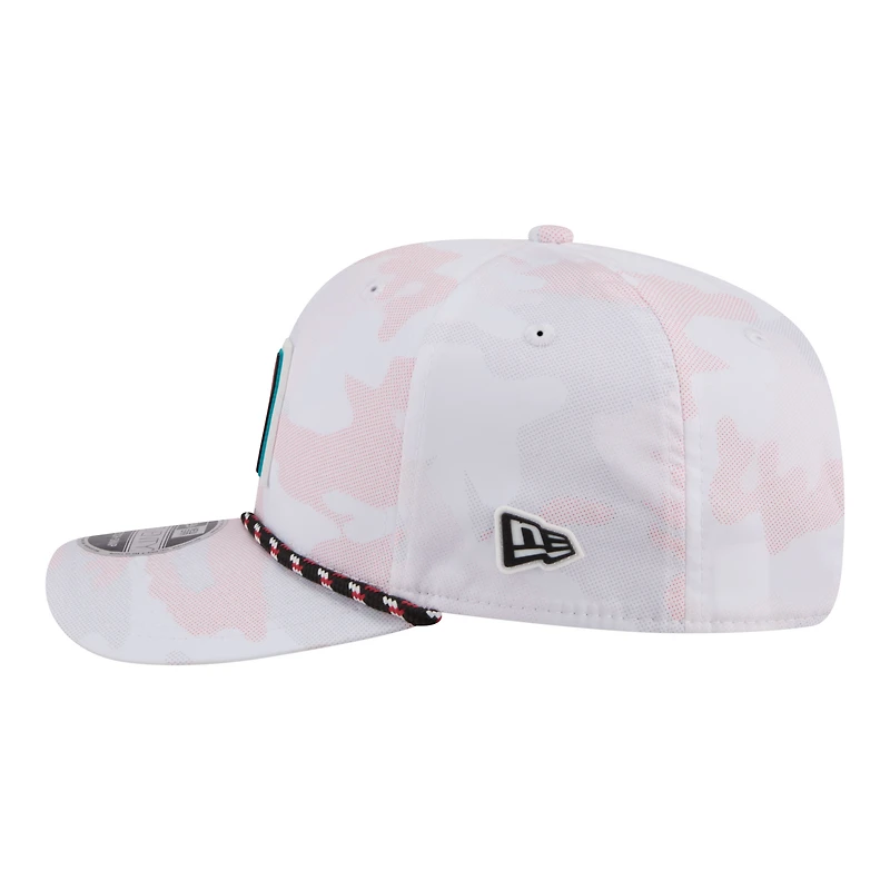 Casquette ajustable New Era Arizona Diamondbacks Camo Rope 9SEVENTY blanche pour homme