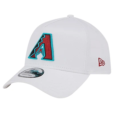 Men's New Era White Arizona Diamondbacks TC A-Frame 9FORTY Adjustable Hat