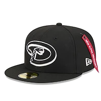 Men's New Era x Alpha Industries  Black Arizona Diamondbacks 59FIFTY Fitted Hat