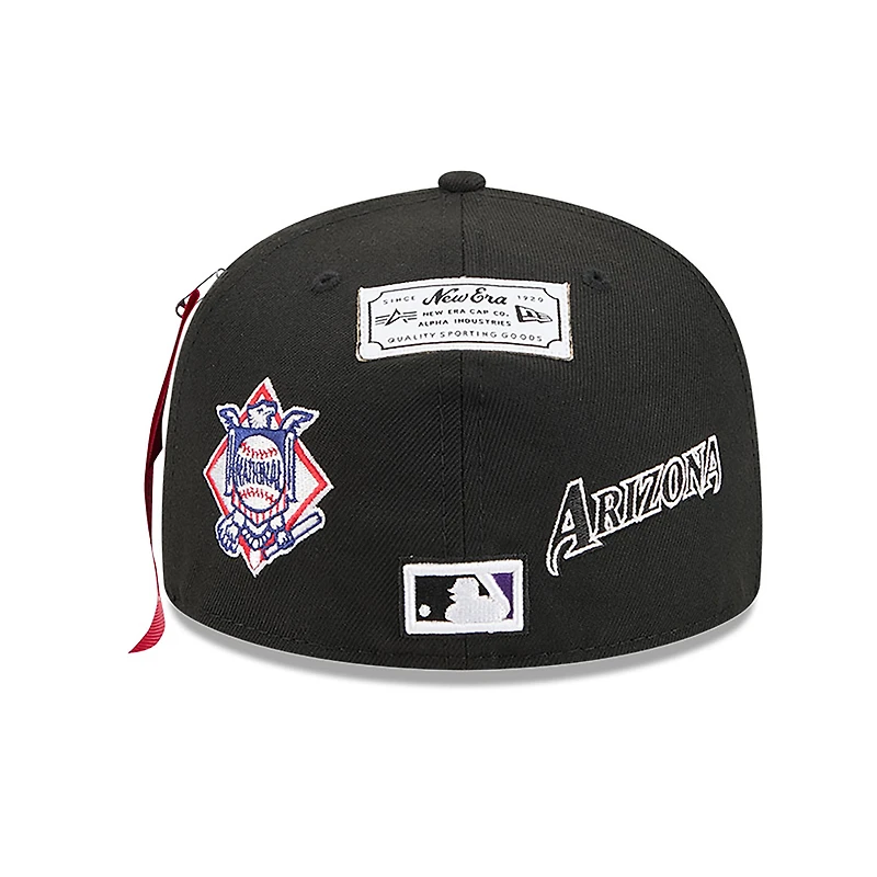 Men's New Era x Alpha Industries  Black Arizona Diamondbacks 59FIFTY Fitted Hat