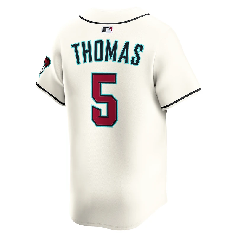 Maillot de joueur alternatif Nike Alek Thomas Cream Arizona Diamondbacks pour homme en édition limitée