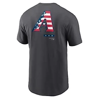 Men's Nike Anthracite Arizona Diamondbacks Americana T-Shirt