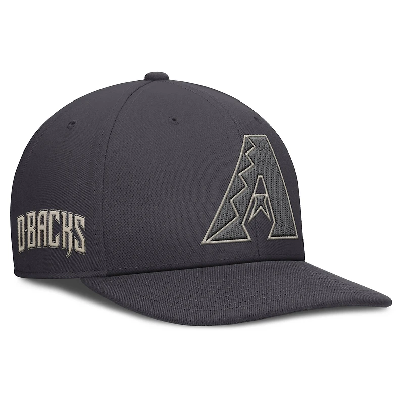 Men's Nike Anthracite Arizona Diamondbacks Statement Pro Snapback Hat