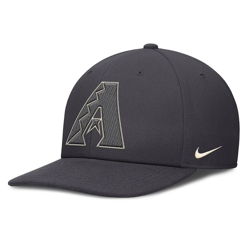 Men's Nike Anthracite Arizona Diamondbacks Statement Pro Snapback Hat
