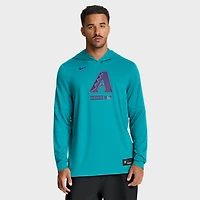 T-shirt à capuche manches longues Nike Aqua Arizona Diamondbacks City Connect Dri-FIT pour homme
