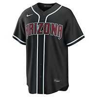 Maillot réplique Nike Arizona Diamondbacks pour homme, noir.