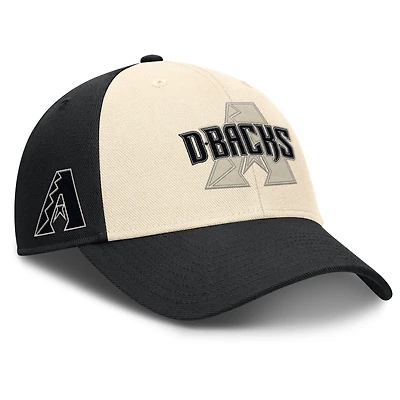 Men's Nike Black/Natural Arizona Diamondbacks Statement Club Performance Adjustable Hat