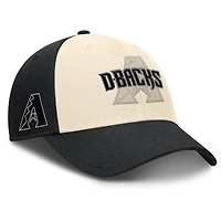 Casquette ajustable Nike Statement Club Performance pour homme, noir/naturel, Arizona Diamondbacks