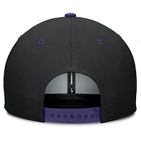 Men's Nike Black/Purple Arizona Diamondbacks Cooperstown Collection Pro Dri-FIT Snapback Hat