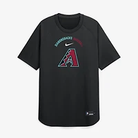 Men's Nike Black Arizona Diamondbacks Authentic Collection Batting Practice Pre-Game Raglan Dri-FIT Top