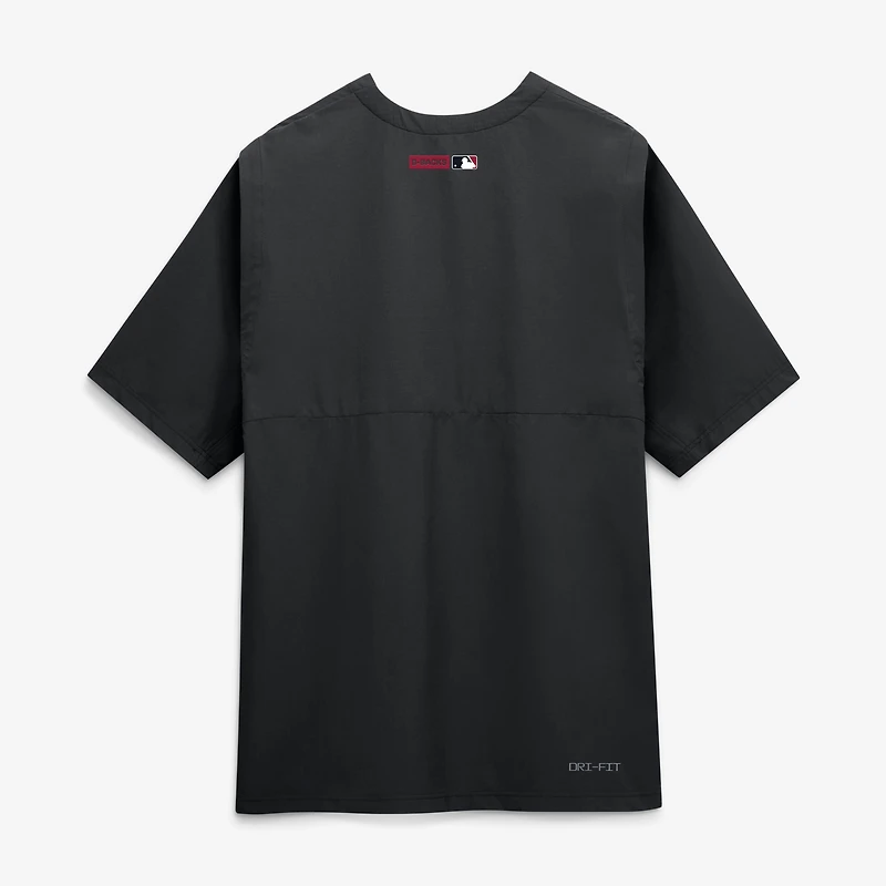 Men's Nike Black Arizona Diamondbacks Authentic Collection Dri-FIT Quarter-Zip Windshirt