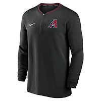 Men's Nike Black Arizona Diamondbacks Authentic Collection Performance Half-Zip Top
