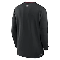 Men's Nike Black Arizona Diamondbacks Authentic Collection Performance Half-Zip Top